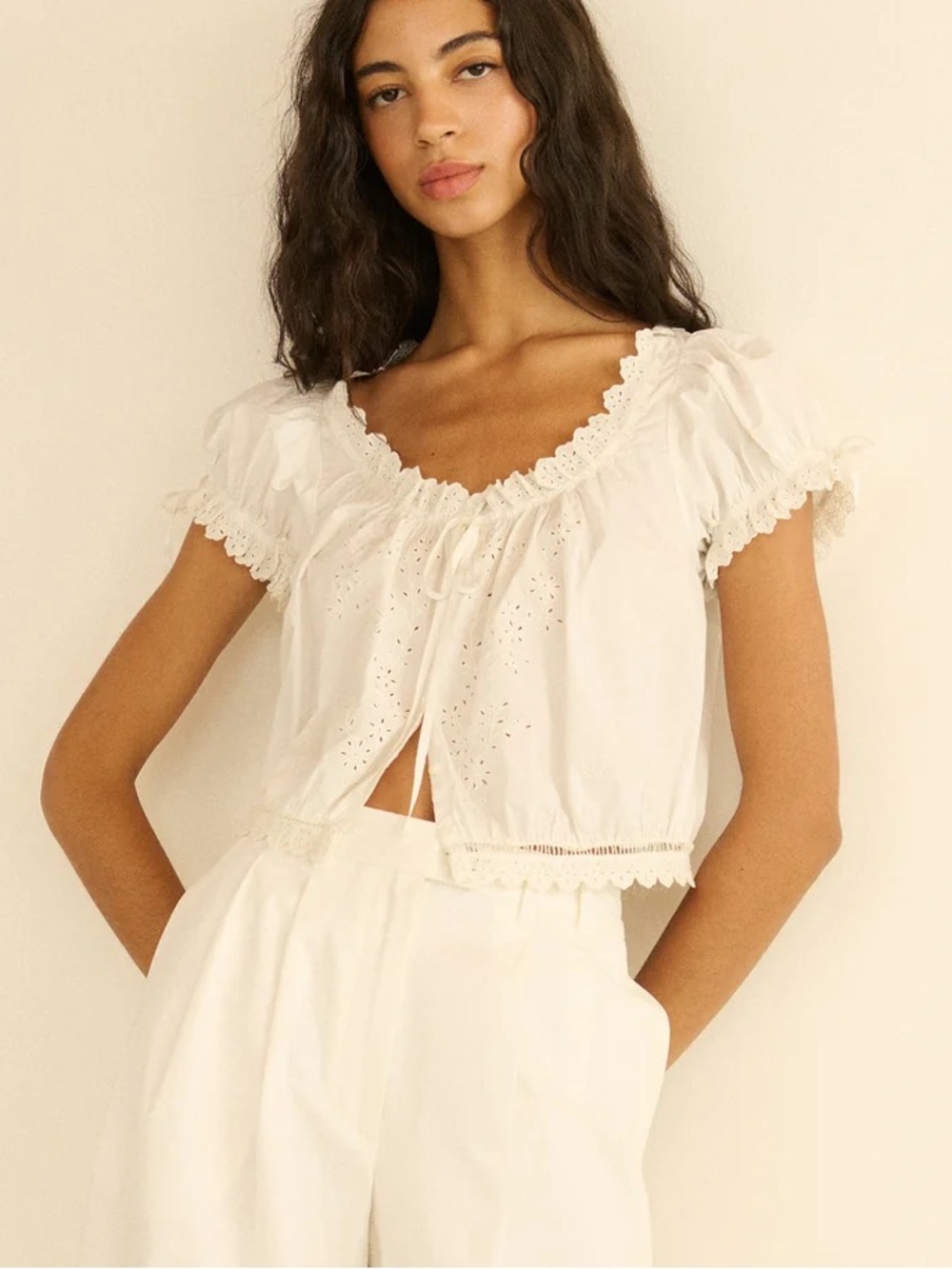 Dôen Nera Top in Salt